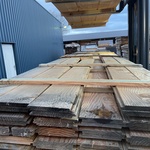 Ca. 118x Douglas wisselsponning/halfhoutsrabat, 18x190mm, lengte 500cm